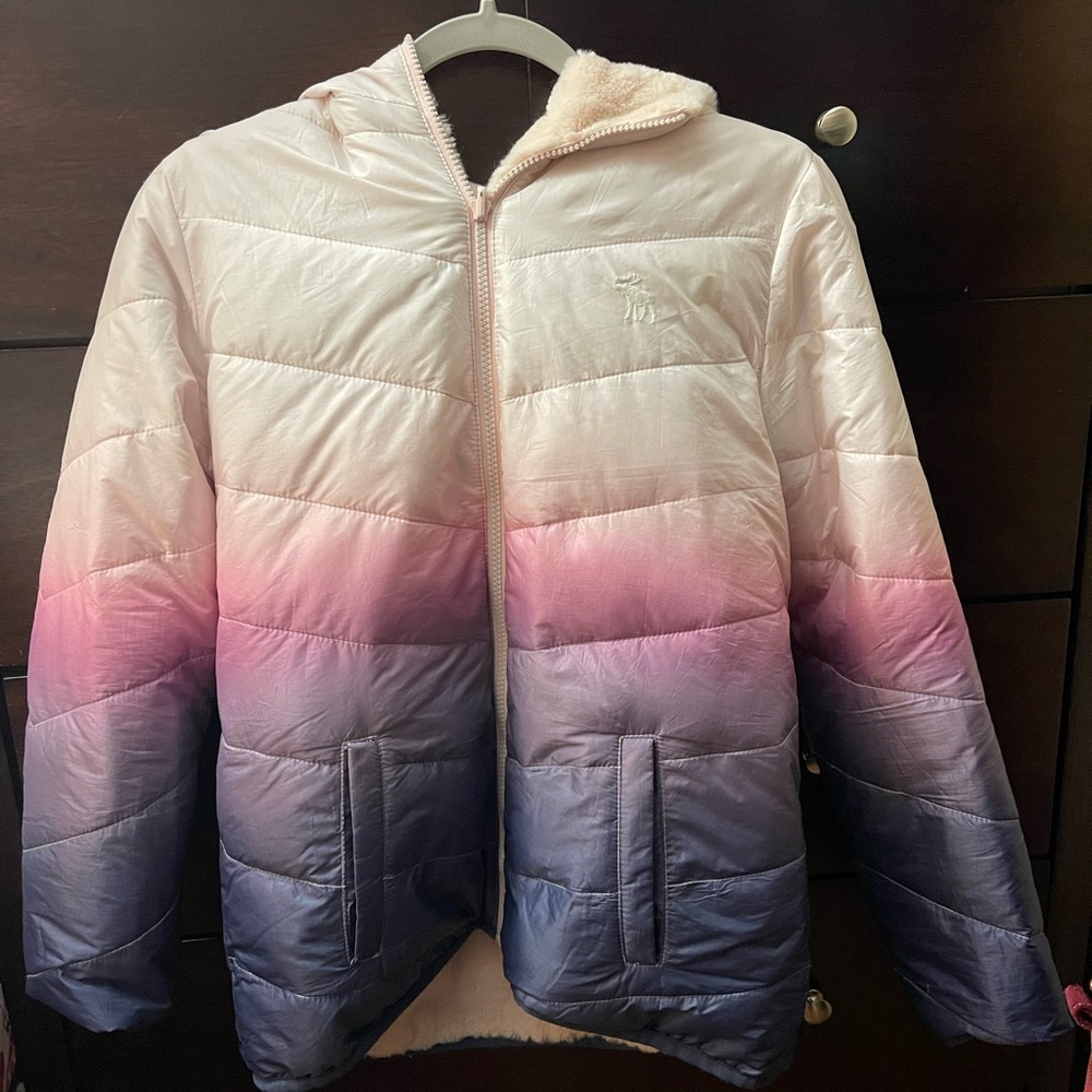 Abercrombie Kids size 15/16 Reversible Coat